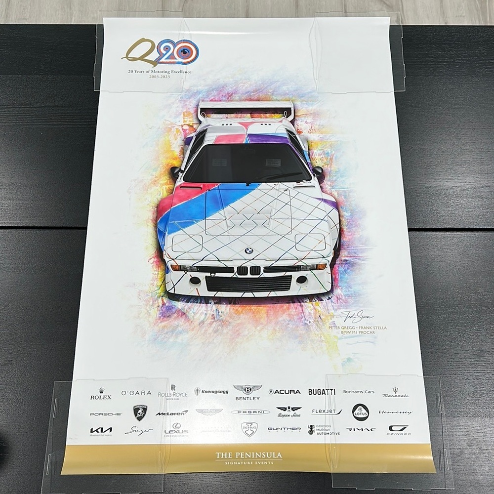 2023 Quail Motorsport Poster: BMW M1 Art Car